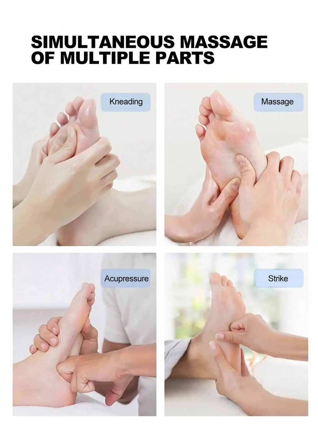 Electric Foot Massager Pad - Deep Tissue Muscle Relief Device Body Shaping Massage Equipment Tidesmit