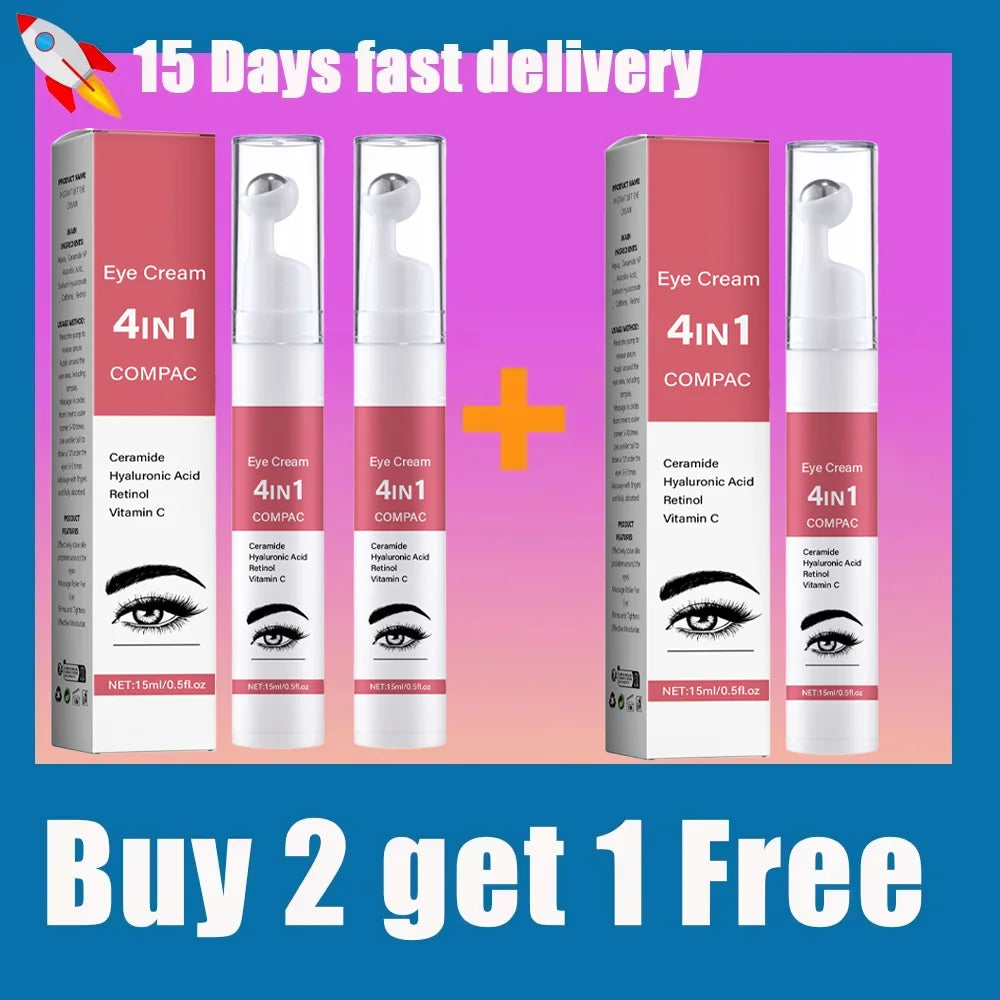 15ml Eye Firming Moisturizer – 4-in-1 Formula for Fine Lines, Dark Circles