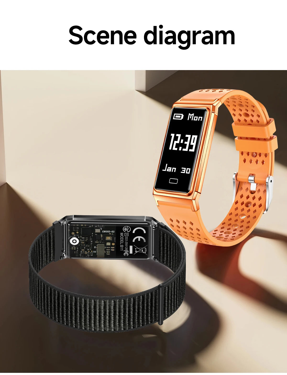 LIGE 4.9MM Ultra-Thin Fashion Men Women Smart Bracelet Sports Fitness Tracker Heart Rate Health Monitor Waterproof SmartWatch