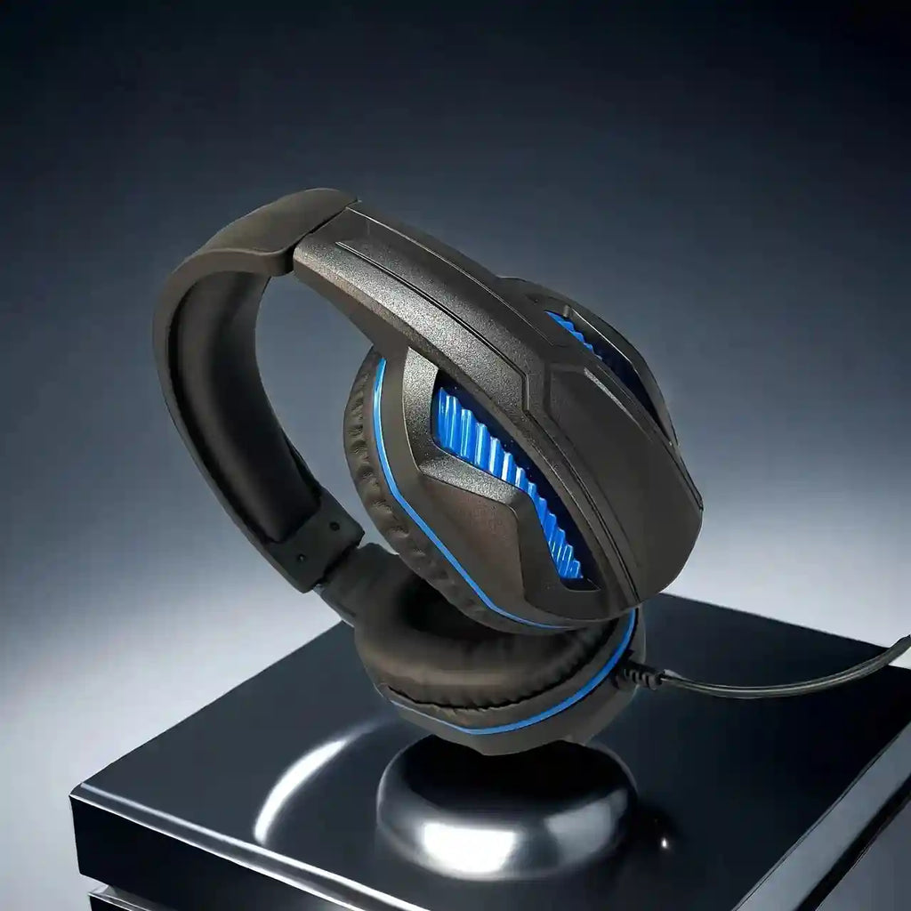 Gaming Headset with Mic | Deep Bass Over-Ear Wired Audio by Tidesmit WHITE Tidesmit