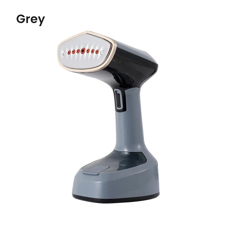 Tidesmit 1500W foldable handheld garment steamer showing portable design and fast 15-second preheat feature