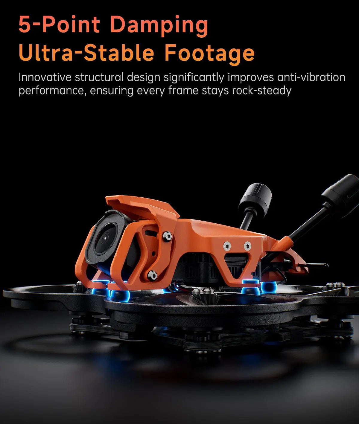 DarkStar22 2.2 Inch CineWhoop FPV Drone | O4 Pro ELRS 2.4G Tidesmit