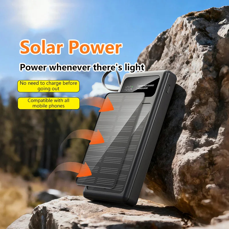 Tidesmit 200000mAh Portable Charger - High Capacity Fast Charging Power Bank Tidesmit