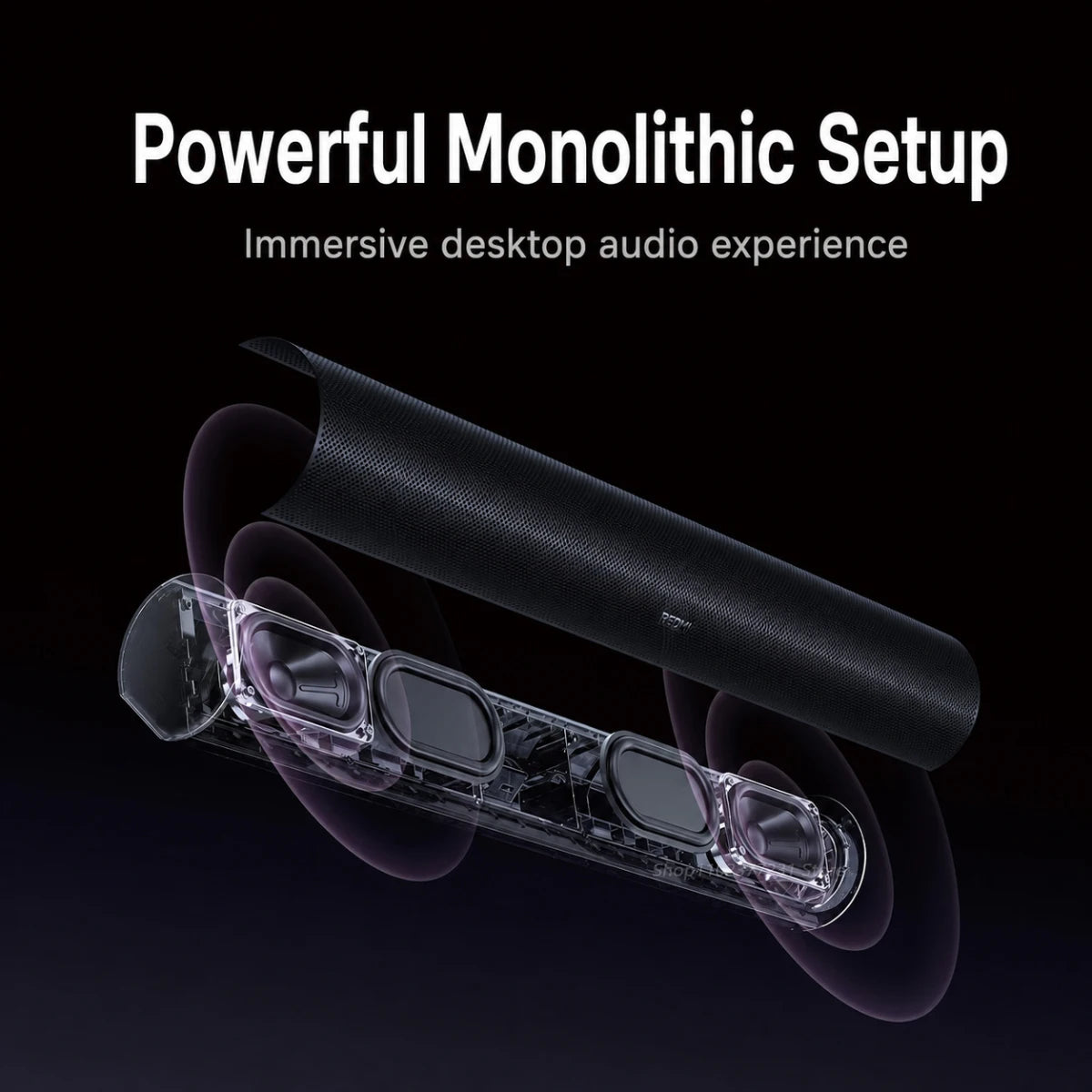 NEW Mijia REDMI Computer Speaker 2 Pro Set Four-Unit Two-Channel Stereo RGB Ambient Light Bluetooth 5.0 Built-in Microphone CN