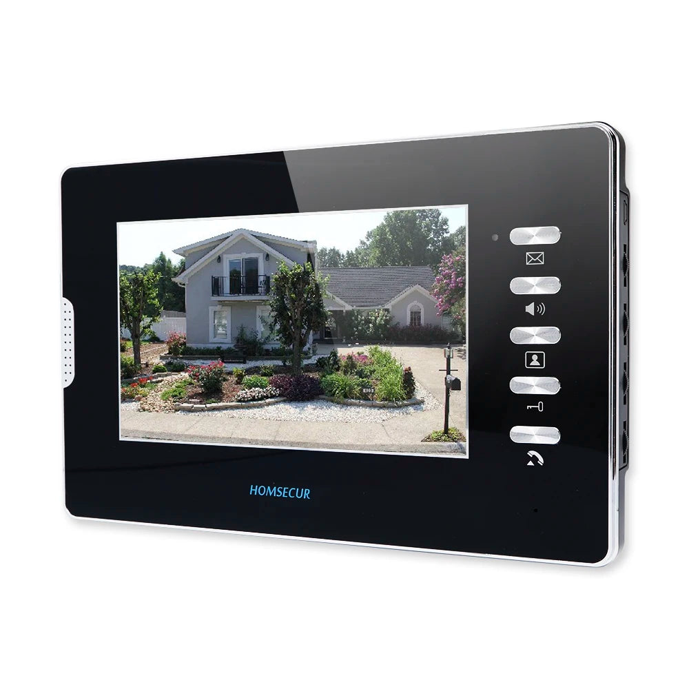 Video Door Phone Doorbell Intercom System 7" Monitor IR Camera Night Vision 1V1