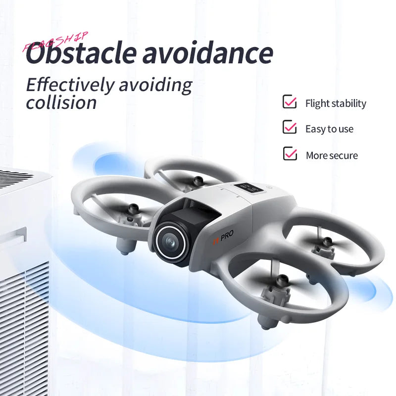 Mini 4K Camera Drone - Obstacle Avoidance & Foldable Design (i1PRO) Tidesmit