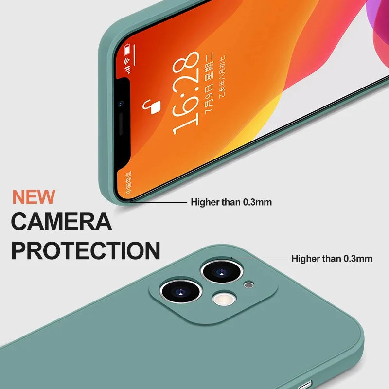 iPhone 15 Pro Silicone Case – Shock-Absorbing Slim Fit Cover Tidesmit