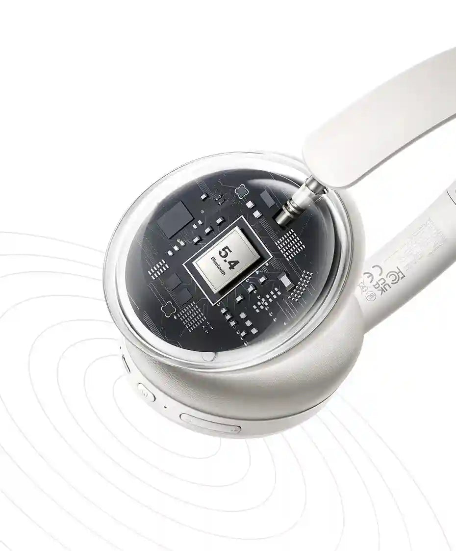 Tidesmit Wireless Over-Ear Headphones with 80H Battery and HiFi Audio Tidesmit