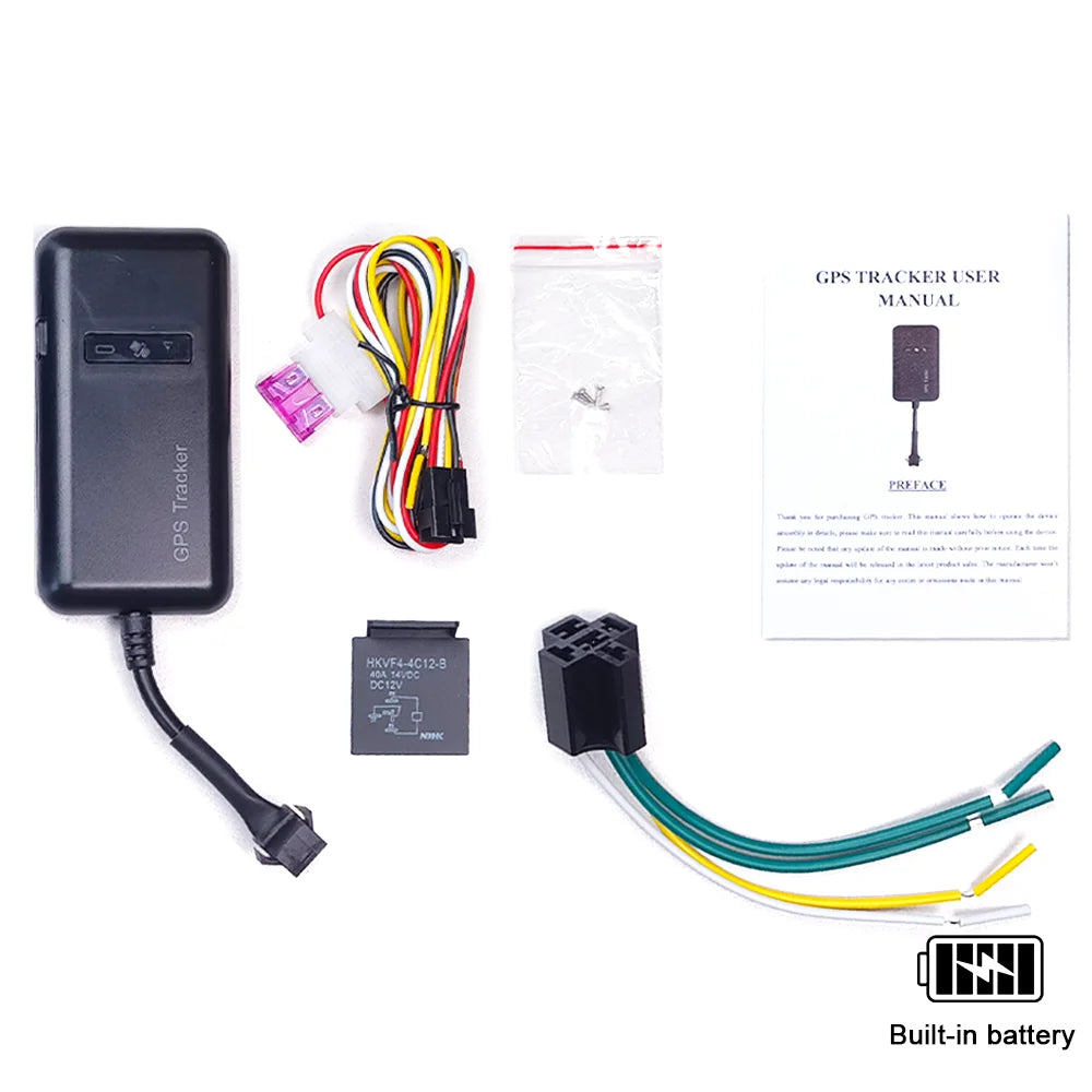 DAGPS Tracker for Vehicle TK110/GT02D 4pin Motocycle Car GPS Tracker Oil-Cut Stop Engine ACC Alarm with Sleep Save Battery GPRS.