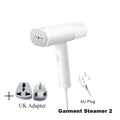 Tidesmit MIJIA 2 handheld garment steamer showing foldable design and portable steam cleaner nozzle for ironing