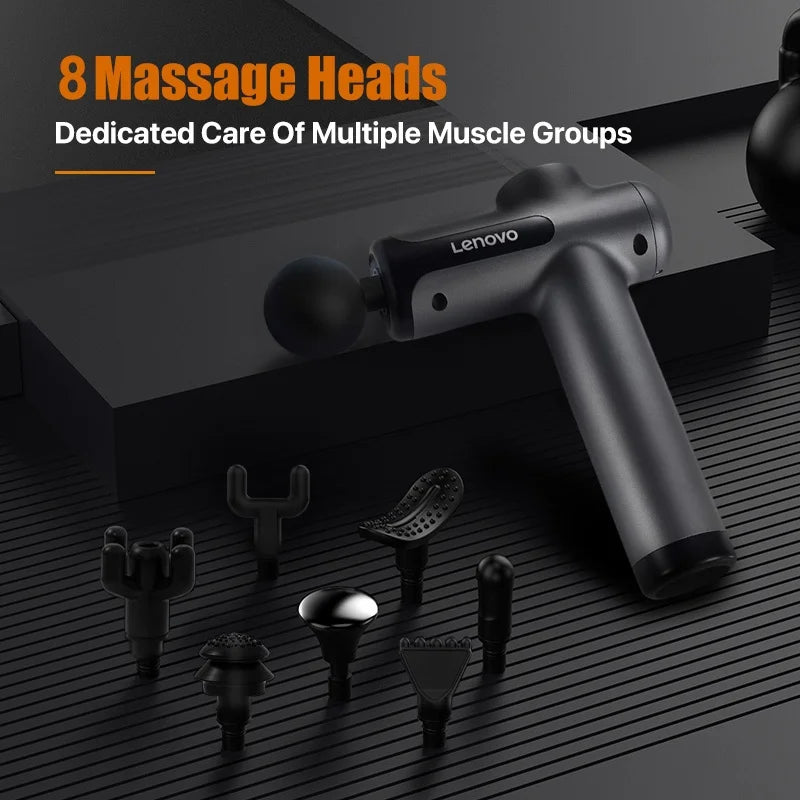 Deep Tissue Massage Gun - 8 Heads Electric Muscle Relief Device Body Shaping Massage Equipment Tidesmit