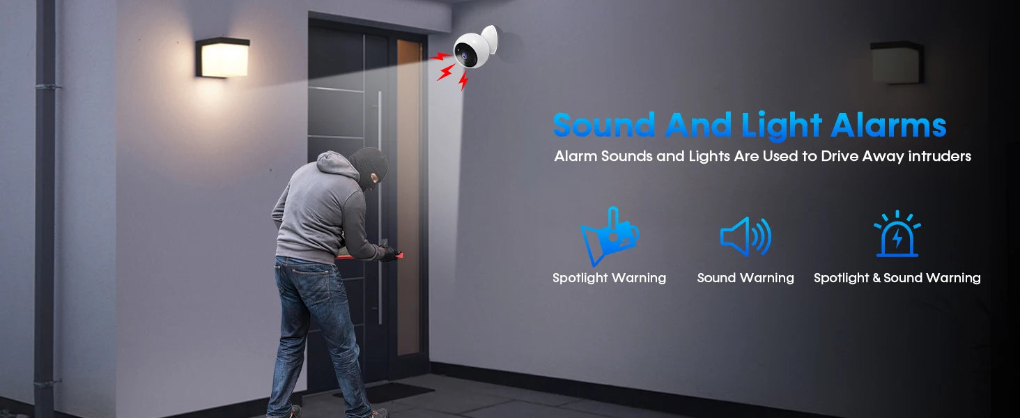 2K 5MP Wifi Home Security Camera Wireless Outdoor Magnetic Battery Powered Camera Surveillance AI Motion Detection Indoor HD Cam