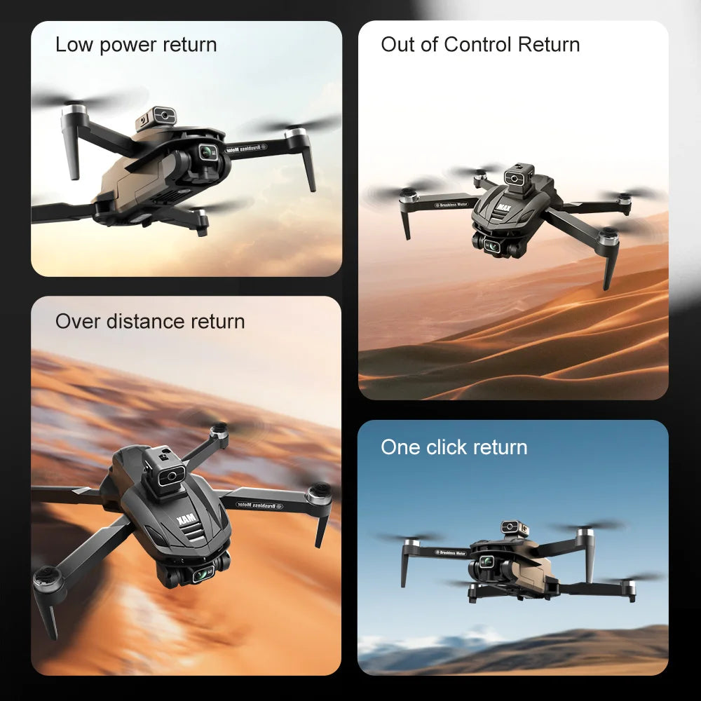 Tidesmit 8K GPS Drone with Camera, Brushless Motor & Foldable Frame Tidesmit