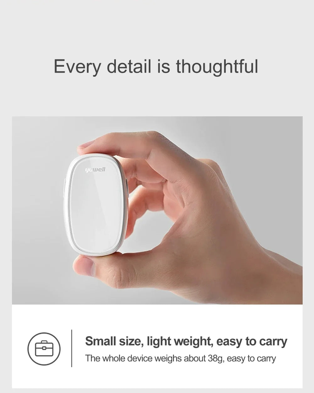 Yuwell Finger Clip Pulse Oximeter LED Screen Blood Oxygen Saturation Monitor Automatic Measurement Finger Clip Pulse Oximeter