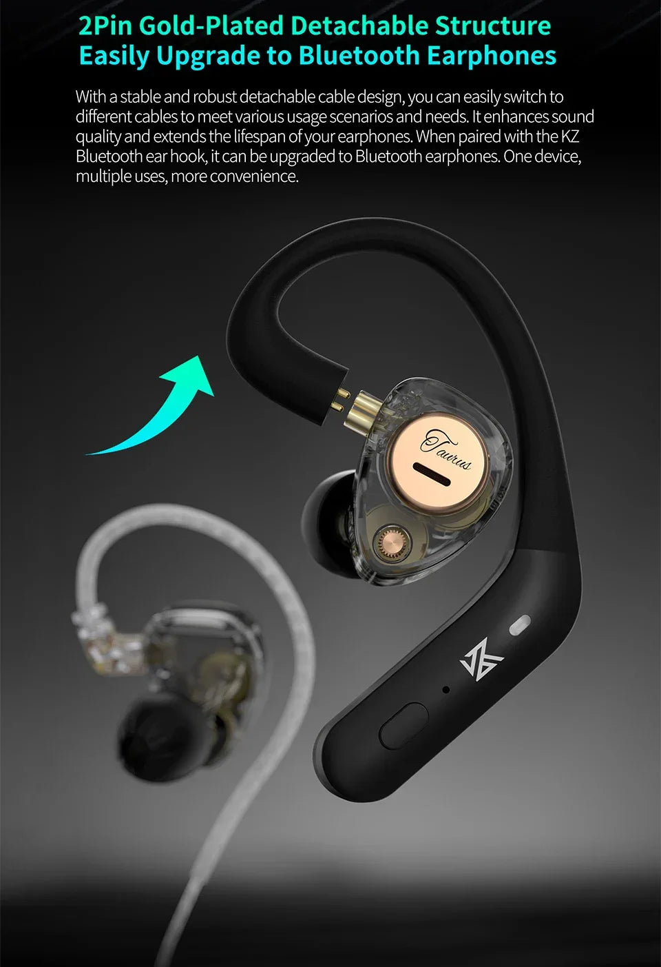 Tidesmit Dual Dynamic Driver Wired Earphones With Microphone Tidesmit