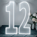 LED Neon Number Sign for Weddings | Customizable Event Lighting 76-100cm number 12 China Mainland Tidesmit