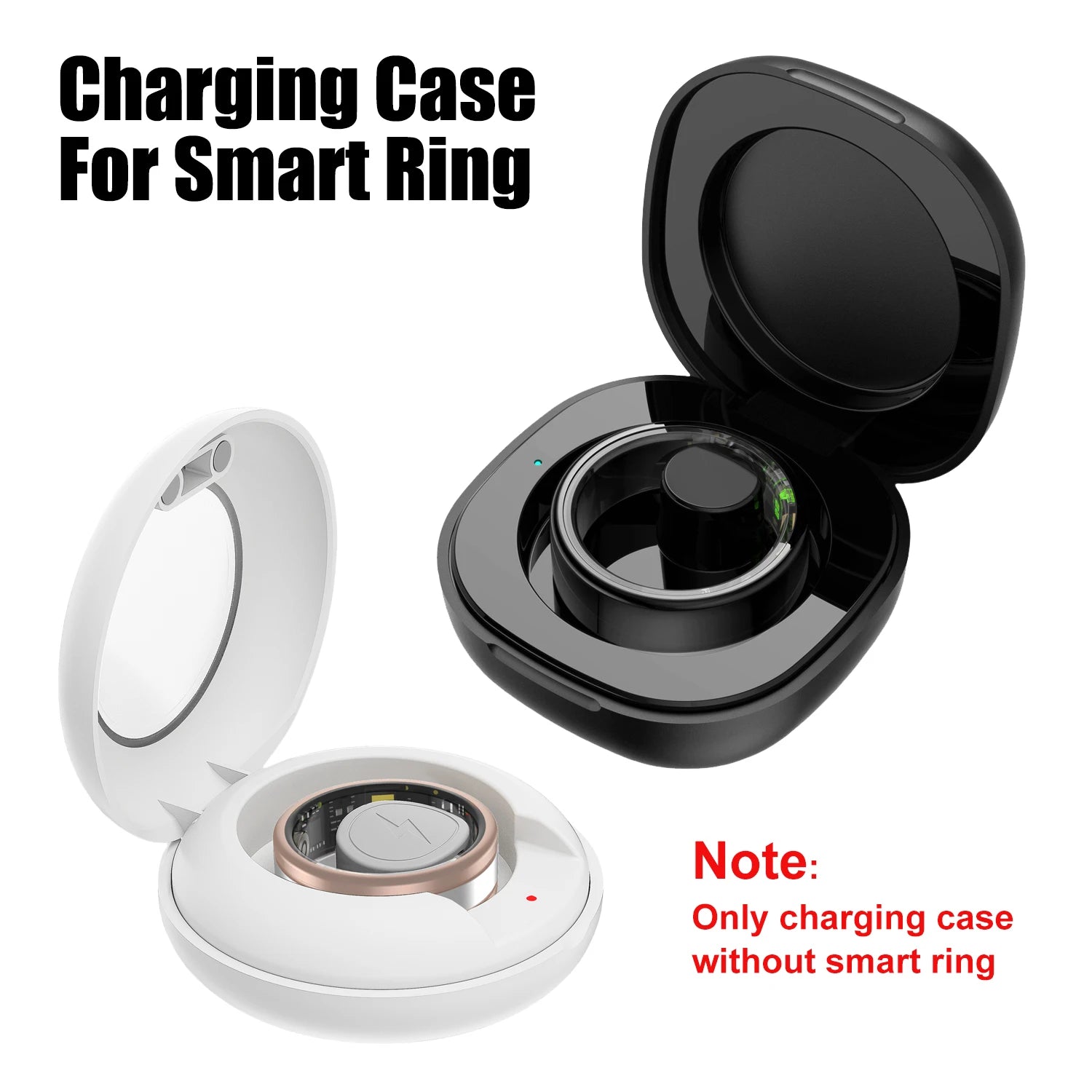 Smart Ring Charging Case for R02 R03 R06 RS01 RS02 Models - Tidesmit Tidesmit