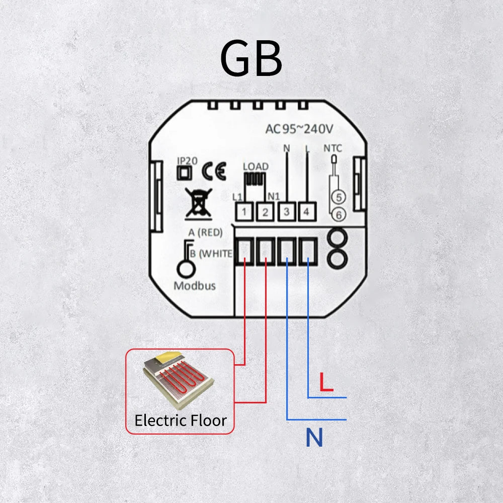 ZigBee Smart Thermostat Temperature Controller Hub Required Water/Electric floor Heating Water/Gas Boiler with Alexa Google Home