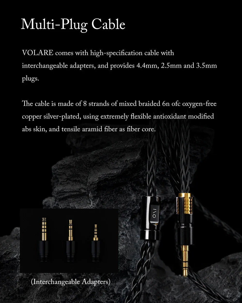 Volare Hybrid IEMs 1DD 4BA 4EST Wired In-Ear Monitors by Tidesmit Tidesmit