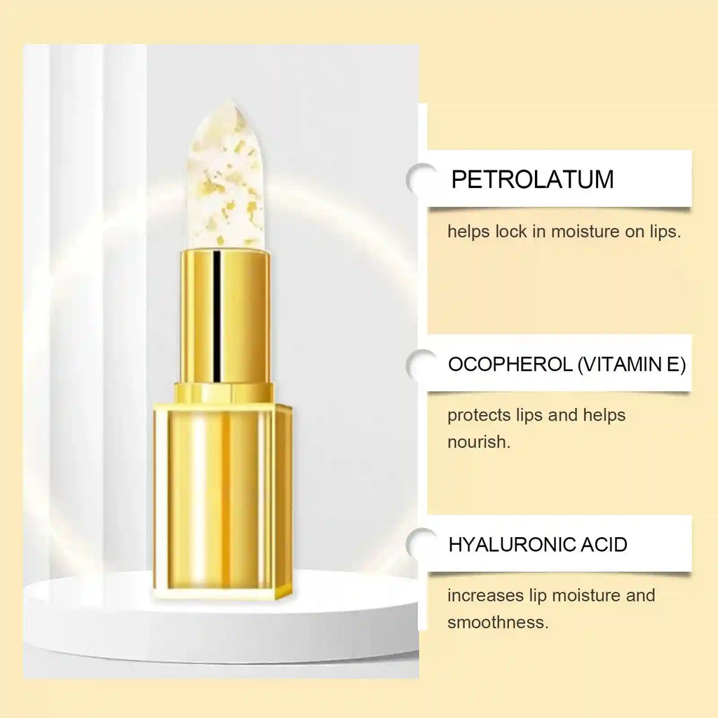 Moisturizing Lip Balm with Gold Foil Tint - Tidesmit Color Changing Lip Care Lip Care Tidesmit