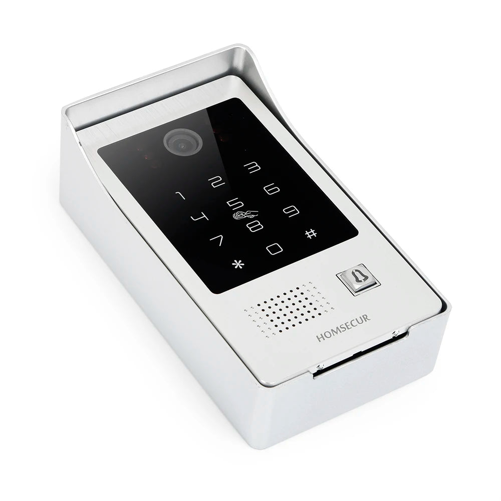 IP65 Intercom Doorbell Camera B09AF Password RFID Access 110° View Angle for HOMSECUR 4 Wire Tuya 1080P HD Video Home DoorPhone