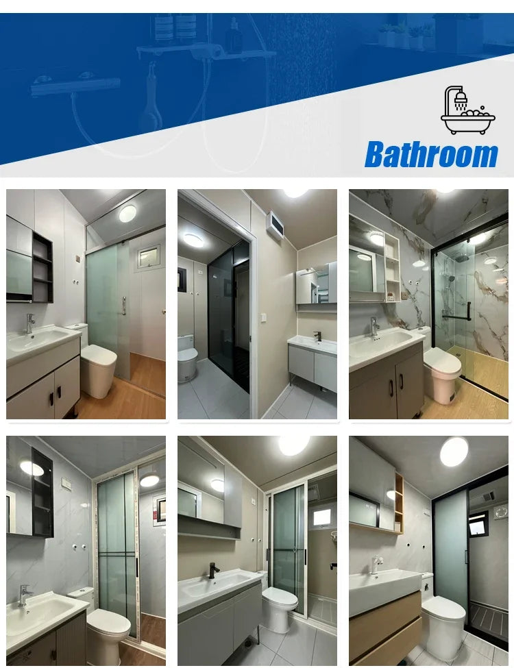 20ft 30ft 40ft Expandable Container House, Custom Modular Prefabricated House, Living, Whole House, Office, Warehouse and Home