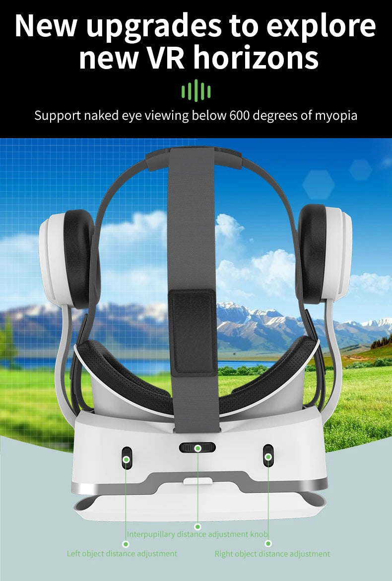 VR Headset for Smartphones - Immersive 3D Glasses with Remote Controller Tidesmit