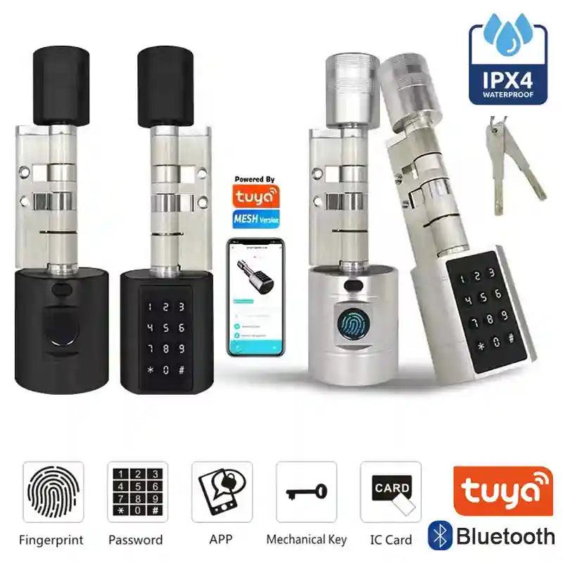 Fingerprint Door Lock: Smart Keyless Entry & App-Controlled Security Tidesmit