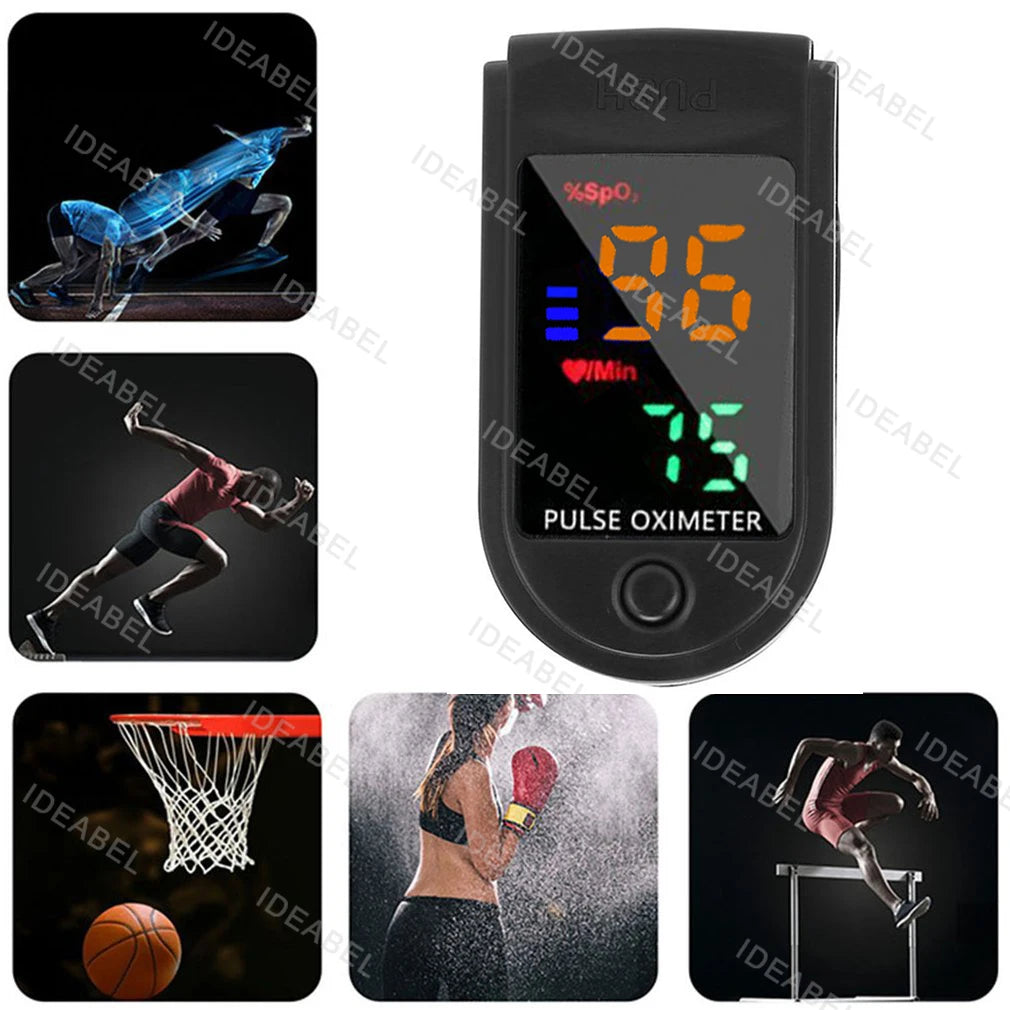 1-10P Finger Pulse Oximeter OLED Blood Oxygen Saturation Heart Rate Monitor Oxymeters Medical With Respiratory Digital Oximeter