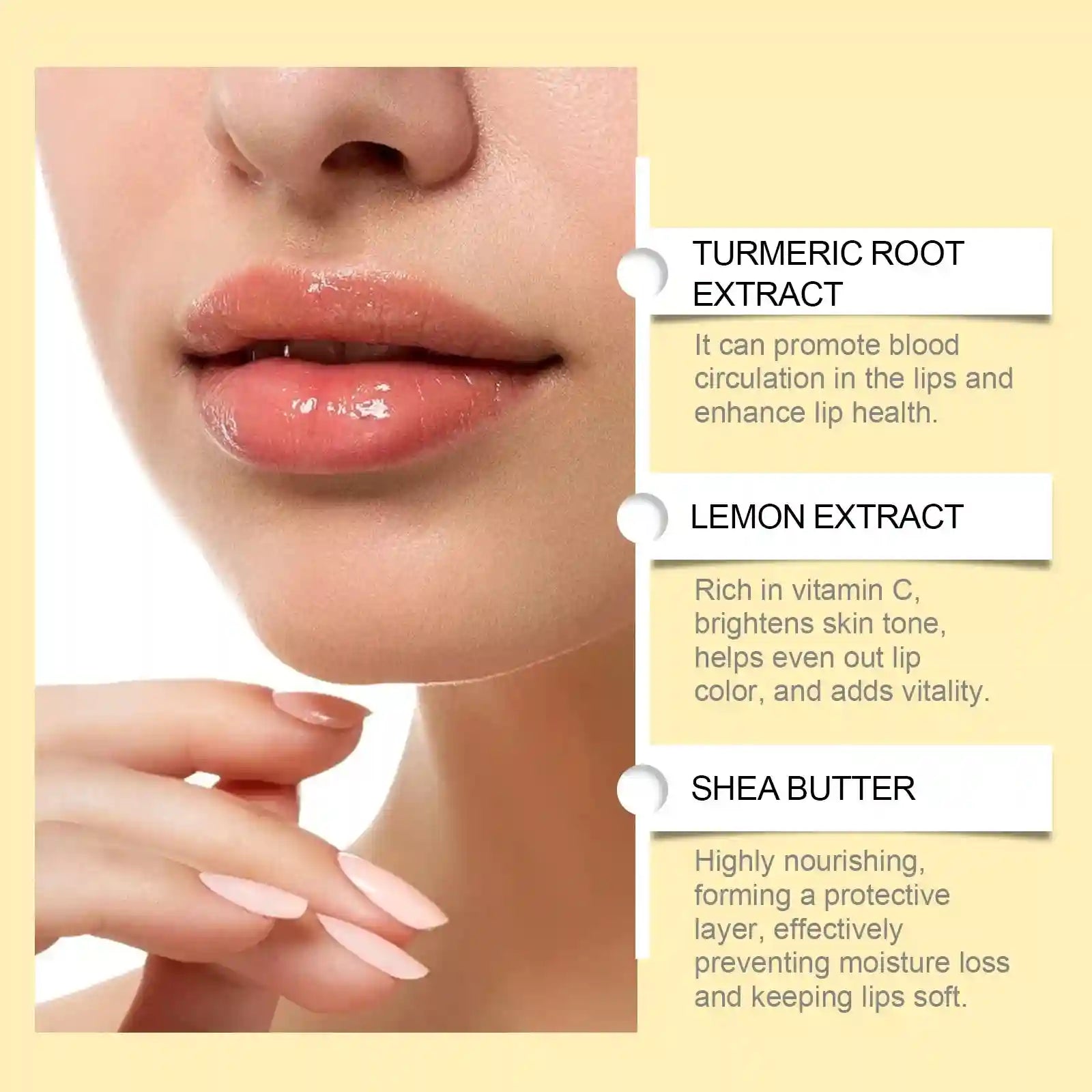 Dark Lip Lightening Balm - Exfoliating Lip Mask Treatment by Tidesmit Lip Care Tidesmit