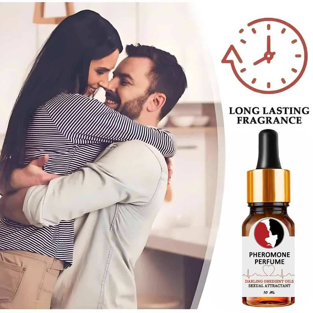 Strong Pheromone Perfume for men and women, 10ml amber glass dropper bottle, long-lasting sexual attractant cologne.