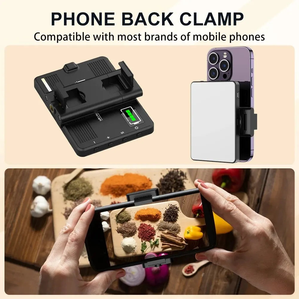 Smartphone Selfie Light with 72 LEDs - M15 Portable Content Lighting Tidesmit
