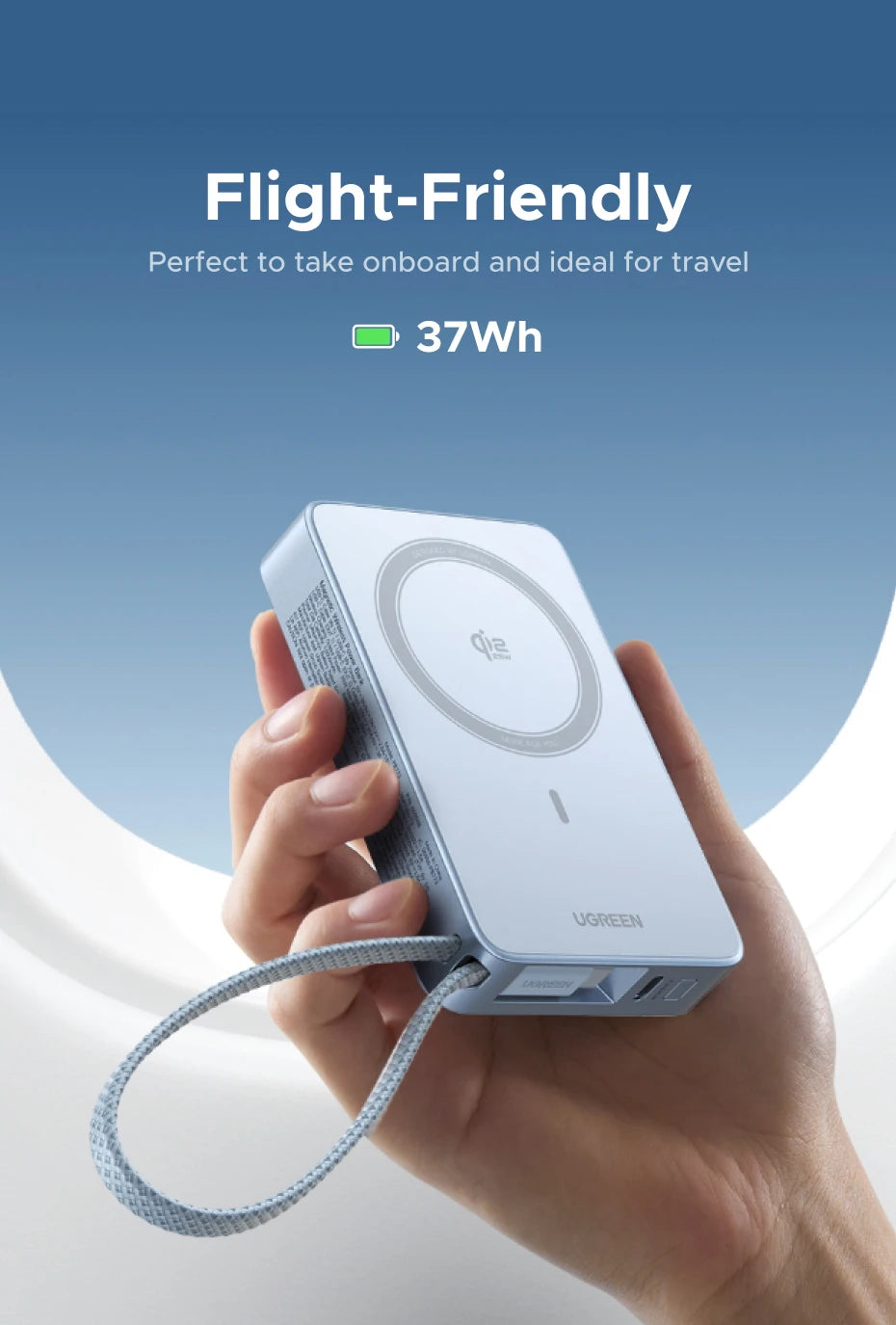 10000mAh Magnetic Power Bank 25W Fast Charger for iPhone 17 by Tidesmit Tidesmit