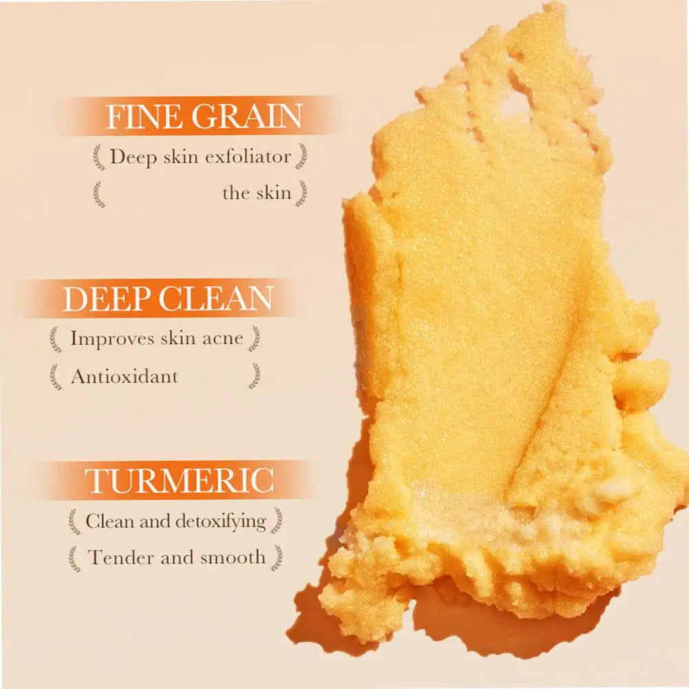 Turmeric Brightening Scrub - Natural Exfoliating Body Polish by Tidesmit Scrubs Treatments Tidesmit