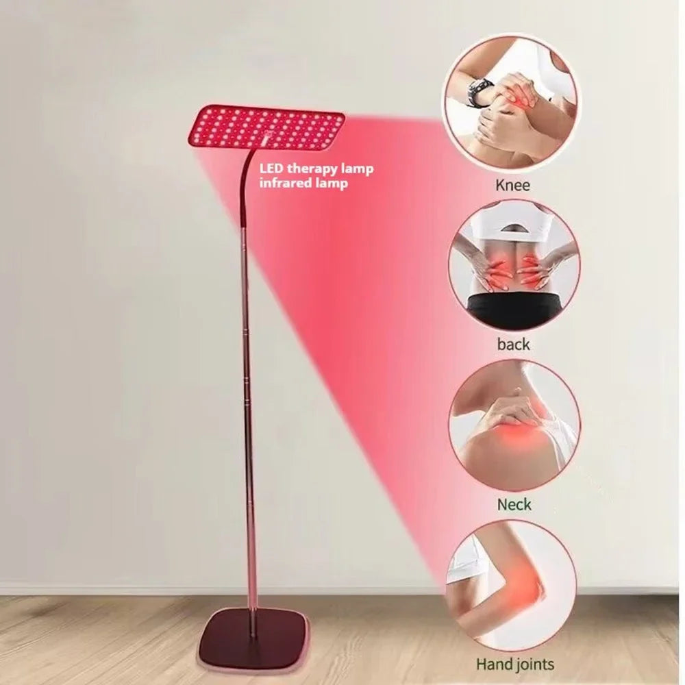 Near Infrared Light Panel 660nm 850nm Red Light Lamp With Timer Face and Body Home Use Relief Pain Device with Adjustable Stand