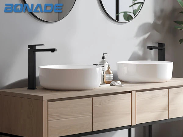 Modern bathroom mixer tap 360° swivel single handle hot and cold water basin mixer sink tap for kitchen and bathroom