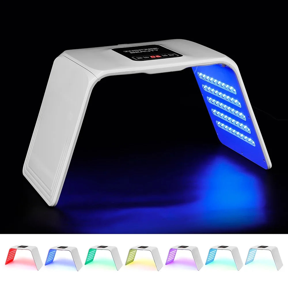160 LEDs Foldable 7 Colors LED Photon Machine Beauty Salon Home Use LED Facial Body SPA Mask PDT Machine Face LED Mask Skin Care