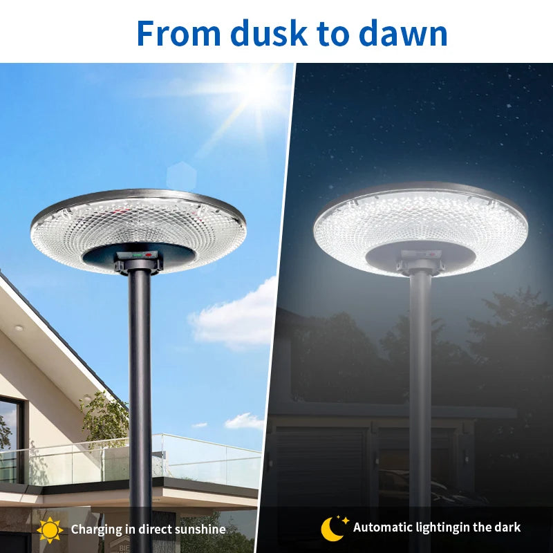 Solar Garden Light 360° Circular Illumination Human Radar Sensing 0 Electricity Bill Wireless Solar LED Lamp