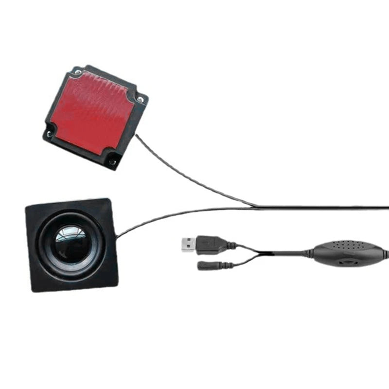 USB Desktop Speakers | Compact Stereo PC Audio with Bass Boost Tidesmit