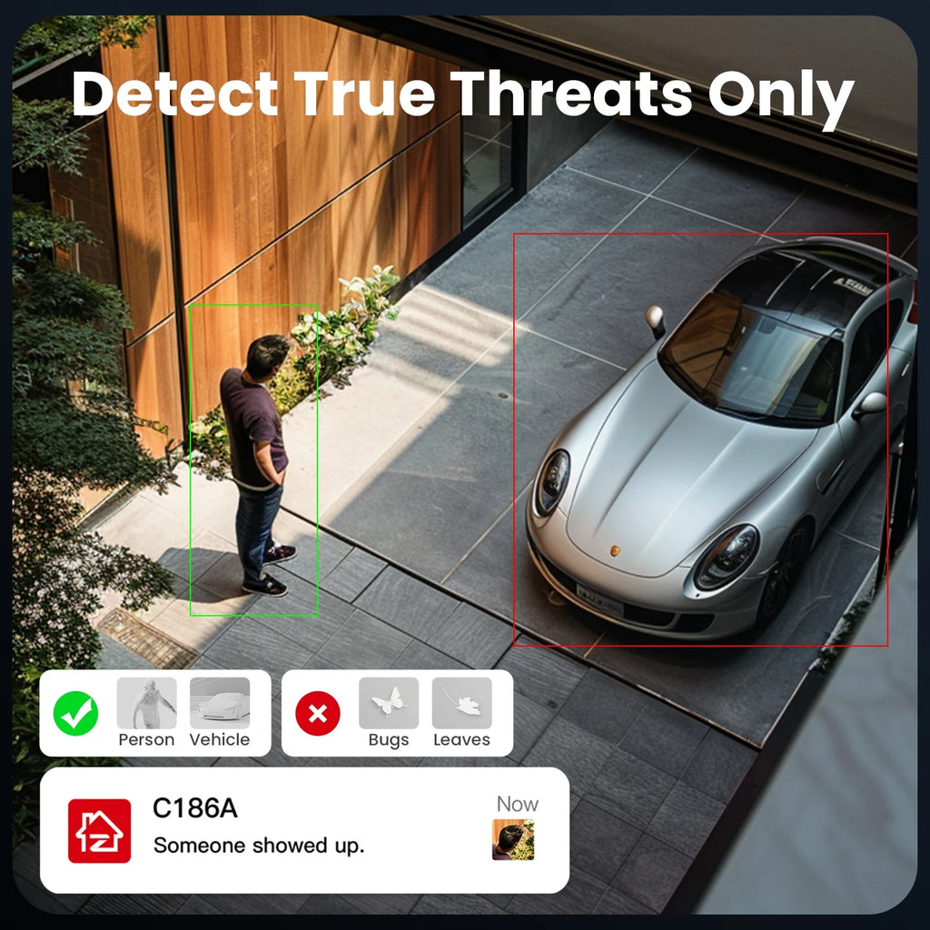 ZOSI 8MP/5MP Aurora Lux WiFi Security Camera True Full Color Night AI Detection Outdoor 4K/3K HD CCTV Video Surveillance Camera