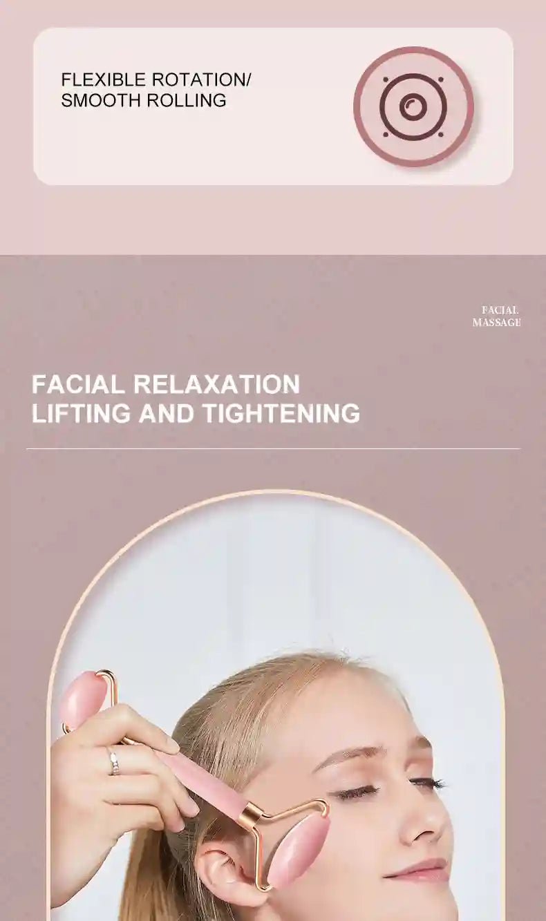 Facial Massage Roller for Skin Tightening - Resin Ergonomic Tool Eye Massage Instrument Tidesmit