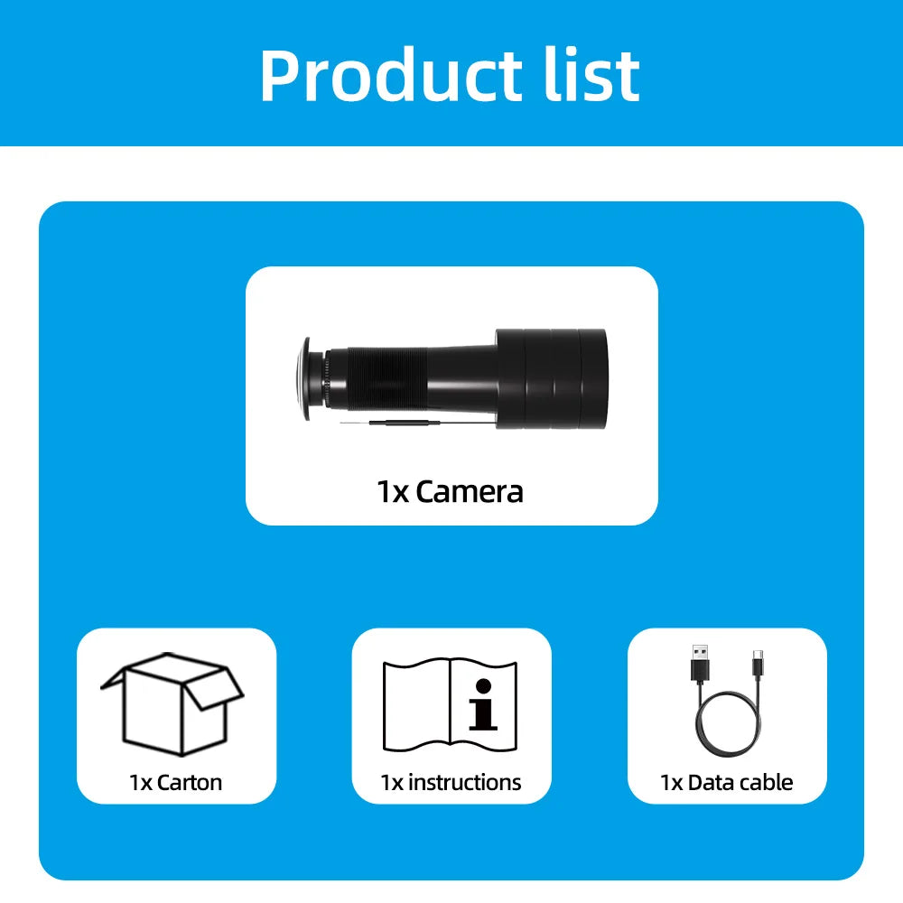 3MP HD Video Peephole WiFi Camera 170° Wide-angle Human Detection Two-Way Audio Door Viewer Video-eye Wireless Cat-eye Cam TUYA