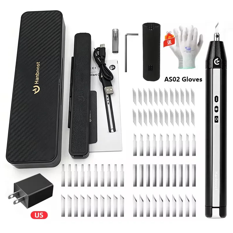 Cordless Ultrasonic Cutter 40KHz Precision Craft Tool for Acrylic Leather Model and More Creative Craft Tool