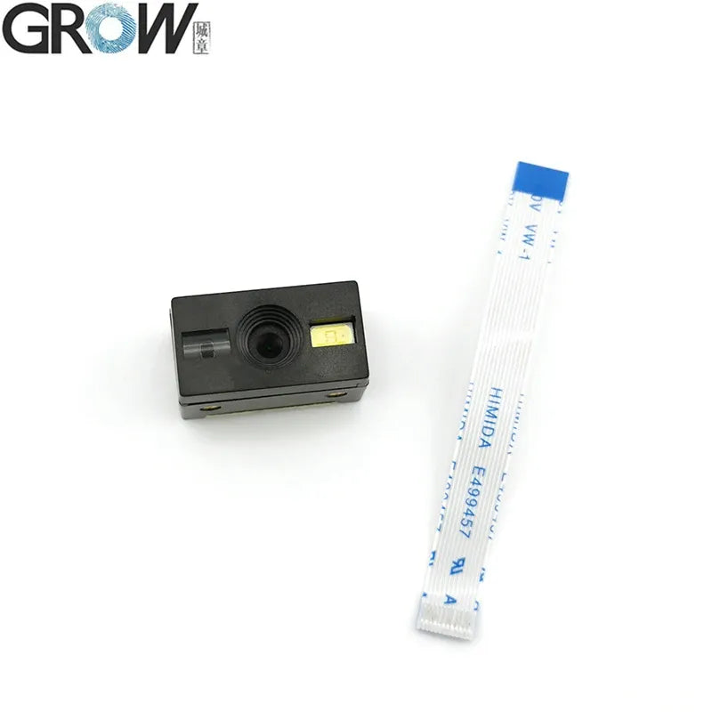Barcode scanner module with flat ribbon cable connector attached