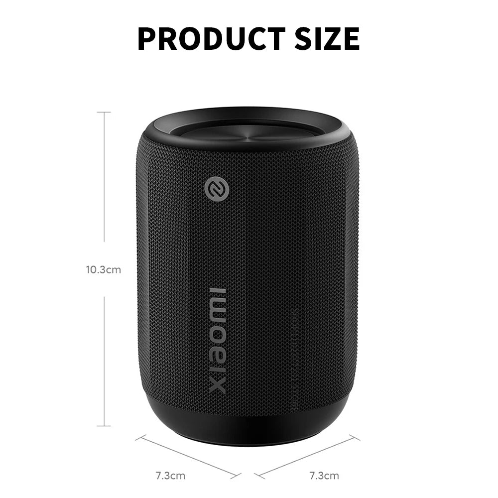 Original Xiaomi Bluetooth Speaker Mini is compact and portable, with an RGB ambient light ring offering customizable colors CN.