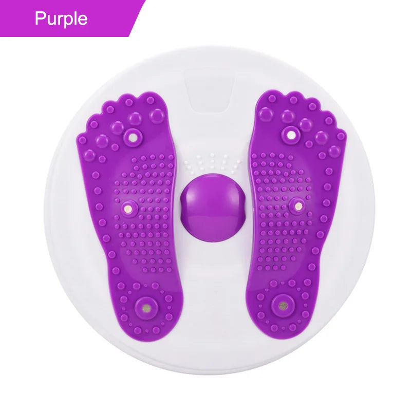 Waist Twisting Disc with Magnetic Massage - Durable Core Toner Body Shaping Massage Equipment Purple Tidesmit