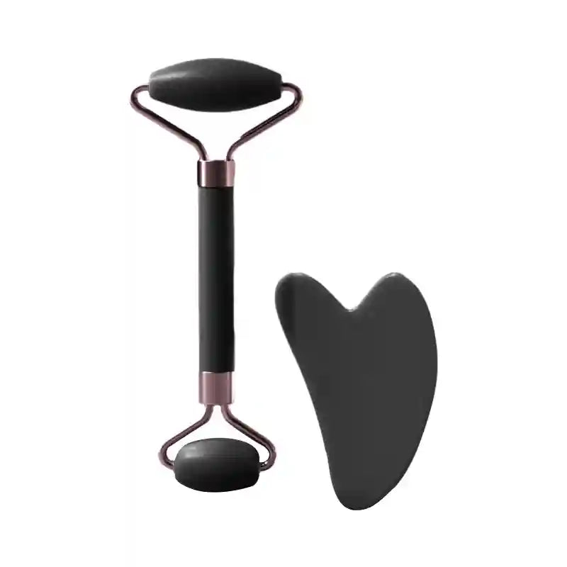 Facial Massage Roller for Skin Tightening - Resin Ergonomic Tool Eye Massage Instrument Black-01 Tidesmit