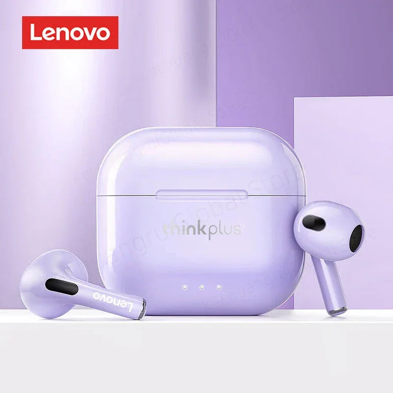 Lenovo LP40 II TWS Wireless Bluetooth Earphones by Tidesmit Purple Tidesmit