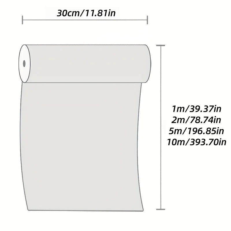 1roll 1/2/5/10m PVC DIY Self-adhesive Waterproof Wallpaper Renovation Kitchen Cabinets Decorative Films Vinyl Wall Stickers