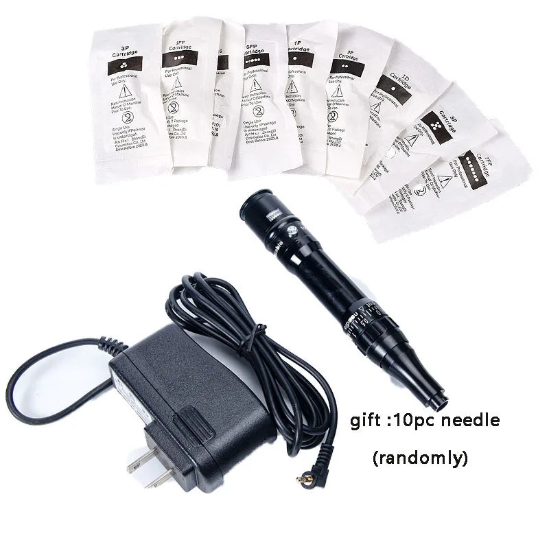 Wireless PMU Machine Kit for Professional Permanent Makeup & Microblading Permanent Makeup Machines black set Tidesmit